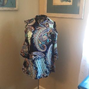 Cold shoulder blouse